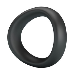 CRAZY BULL - VALEN ANILLO PARA PENE ERGONÓMICO SILICONA NEGRO | VibraZon