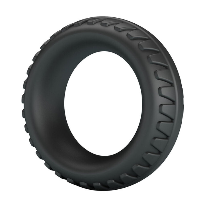 CRAZY BULL - MERRITT ANILLO PARA PENE TEXTURIZADO SILICONA NEGRO | VibraZon