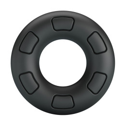 CRAZY BULL - BERTRAM ANILLO PARA PENE SUPER SOFT SILICONA NEGRO | VibraZon