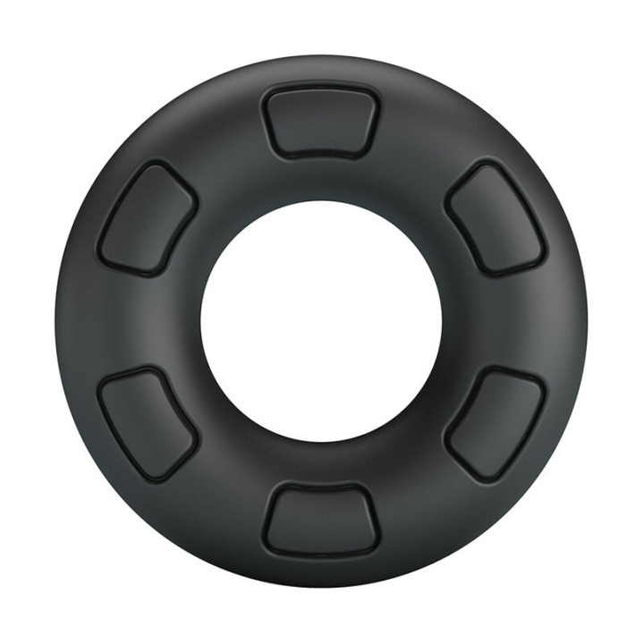 CRAZY BULL - BERTRAM ANILLO PARA PENE SUPER SOFT SILICONA NEGRO | VibraZon