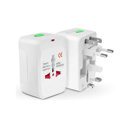 Adaptador Universal de Viaje US/AU/UK/EU de Electro Play | VibraZon