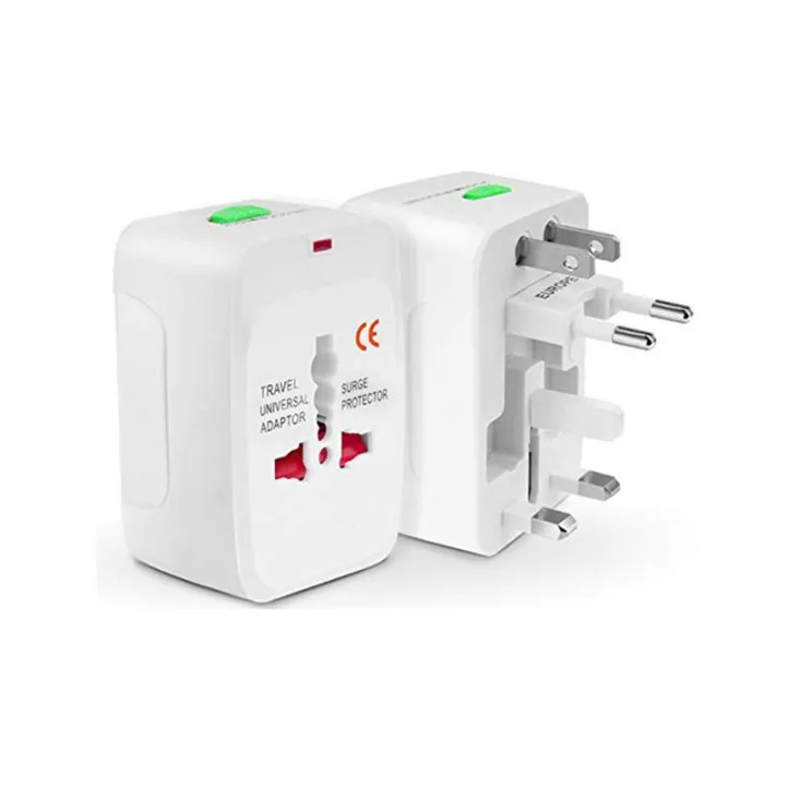 Adaptador Universal de Viaje US/AU/UK/EU de Electro Play