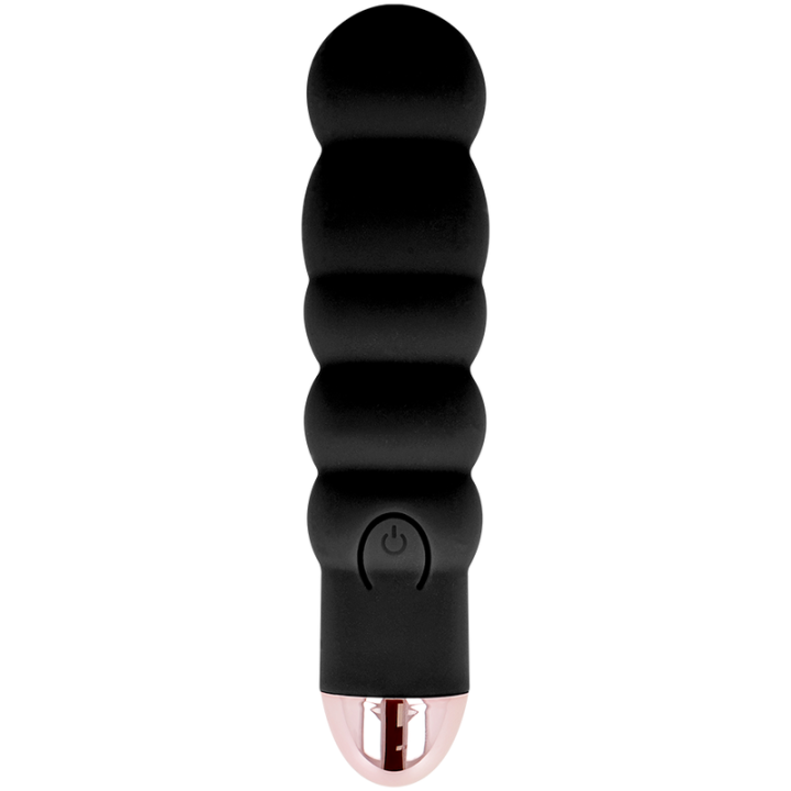 DOLCE VITA - VIBRADOR RECARGABLE SIX NEGRO 7 VELOCIDADES | VibraZon