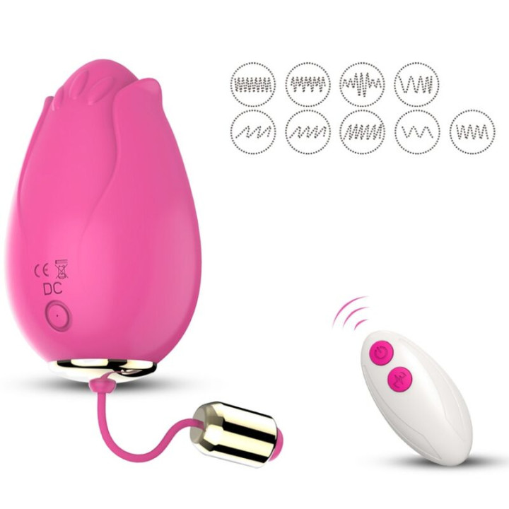 ARMONY - MANDALA HUEVO VIBRADOR PUNTO G CONTROL REMOTO FUCSIA | VibraZon