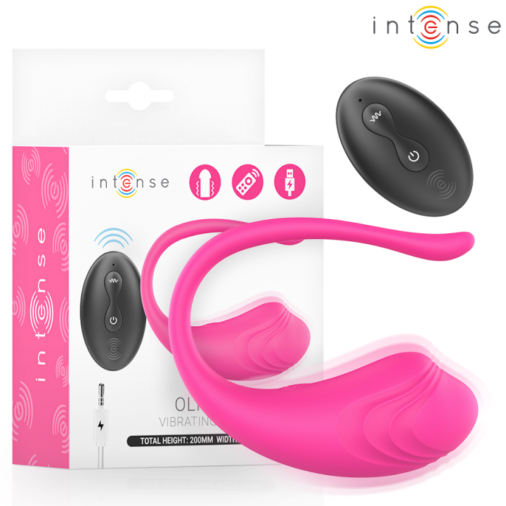 INTENSE - OLIVIA HUEVO VIBRADOR ROSA CONTROL REMOTO | VibraZon