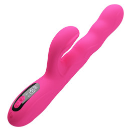 PRETTY LOVE - WINTERS VIBRADOR RABBIT MULTIFUNCIÓN CON PANTALLA LED ROSA | VibraZon