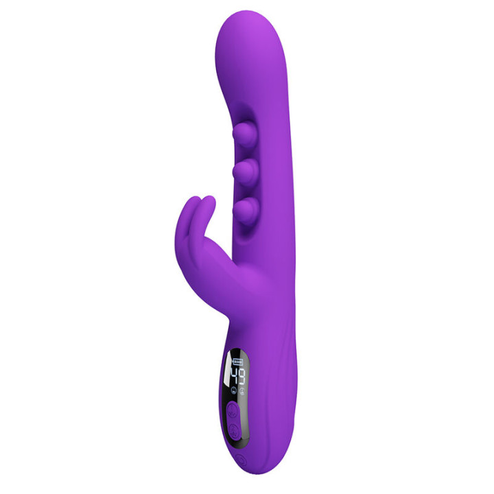 PRETTY LOVE - SABIEN VIBRADOR RABBIT CON ESTIMULACIÓN POR GOLPETEOS Y LED MORADO | VibraZon