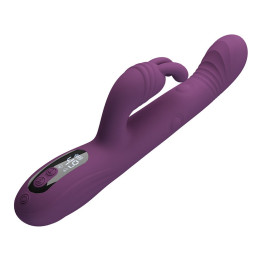 PRETTY LOVE - DEE VIBRADOR RABBIT MULTIFUNCIÓN OSCILANTE Y PERCUTOR MORADO | VibraZon