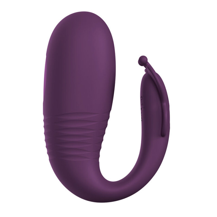 PRETTY LOVE - KLAY VIBRADOR HUEVO CON EMPUJE APP CONTROL MORADO | VibraZon