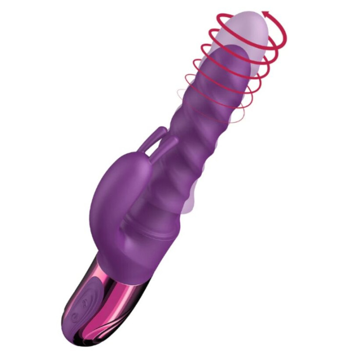 SHE.E.O - VIBRADOR RABBIT SWIRL MORADO | VibraZon
