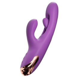 SHE.E.O - VIBRADOR RABBIT PUNTO G CON MOVIMIENTO DIGITAL MORADO | VibraZon