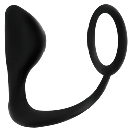 ADDICTED JUGUETES - PLUG ANAL CON ANILLO PENE NEGRO | VibraZon