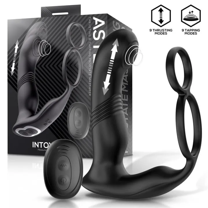 Astex Masajeador Prostático con Thrusting y Tapping de Intoyou