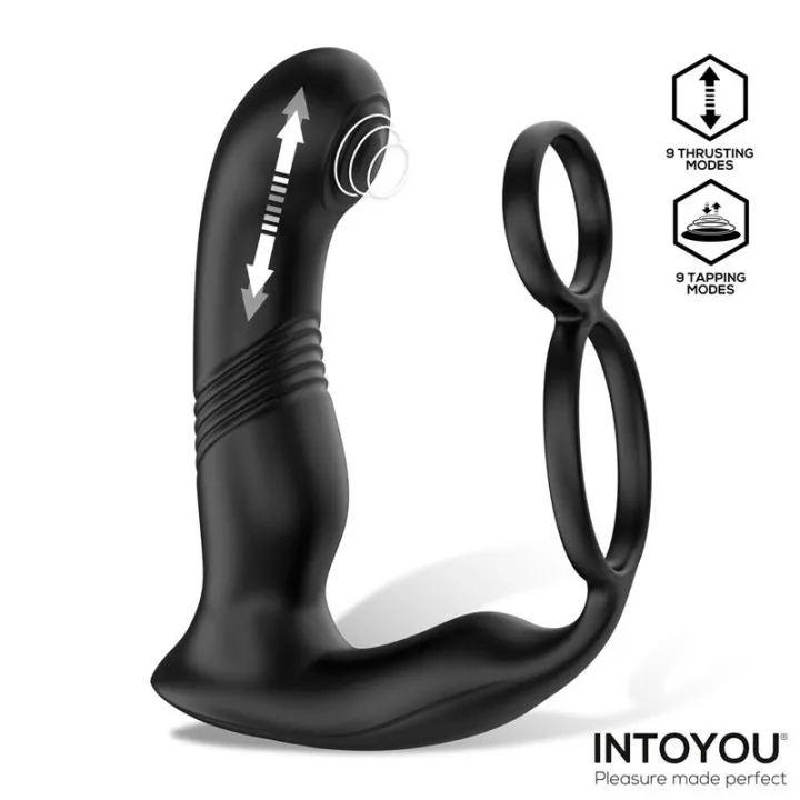 Astex Masajeador Prostático con Thrusting y Tapping de Intoyou