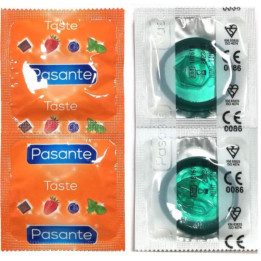 PASANTE - PRESERVATIVO SABOR MENTA BOLSA 144 UNIDADES | VibraZon