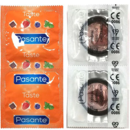 PASANTE - PRESERVATIVO SABOR CHOCOLATE BOLSA 144 UNIDADES | VibraZon