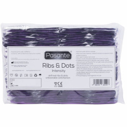 PASANTE - RIBS & DOTS PRESERVATIVOS INTENSITY 144 UNIDADES | VibraZon