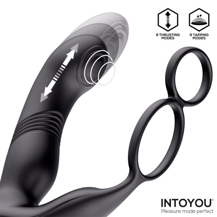 Astex Masajeador Prostático con Thrusting y Tapping de Intoyou | VibraZon