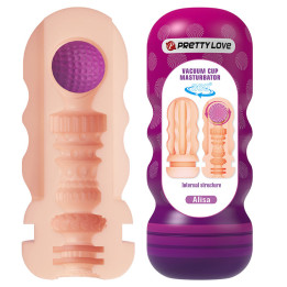 PRETTY LOVE - ALISA MASTURBADOR VAGINA CON VENTOSA Y TEXTURAS INTERNAS | VibraZon
