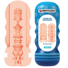 PRETTY LOVE - SHERRY MASTURBADOR VAGINA CON VENTOSA Y TEXTURAS INTERNAS | VibraZon