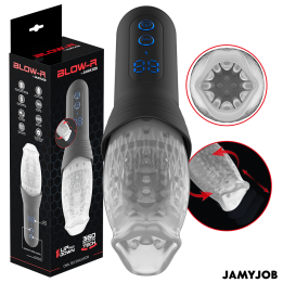 JAMYJOB - BLOW-R MASTURBADOR CON THRUSTING Y ROTACIÓN | VibraZon