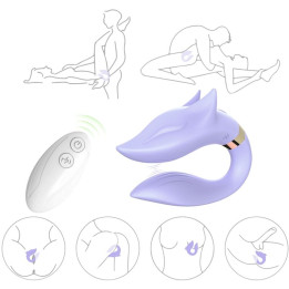 ARMONY - FOX VIBRADOR PAREJAS CONTROL REMOTO VIOLETA | VibraZon