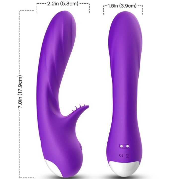 ARMONY - ROMANCE VIBRADOR CON ESTIMULADOR VIOLETA | VibraZon