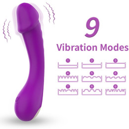 ARMONY - DILDO VIBRADOR PUNTO G SILICONA VIOLETA | VibraZon