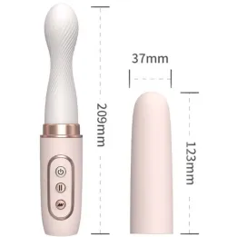 ARMONY - VIBRADOR ROTADOR & TELESCÓPIO AUTOMÁTICO AMARILLO