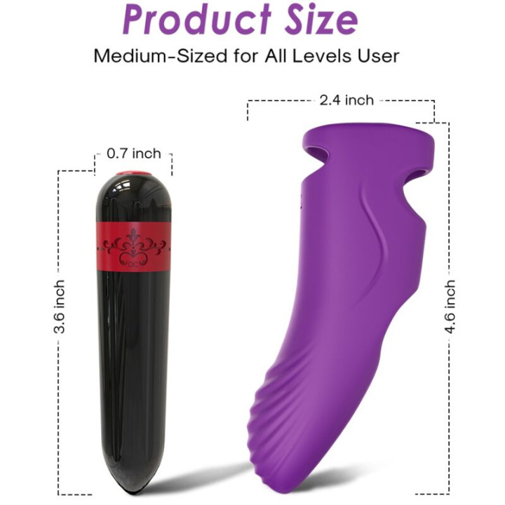 ARMONY - AURORA VIBRADOR DEDAL VIOLETA | VibraZon