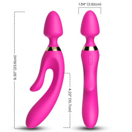 ARMONY - MASAJEADOR & VIBRADOR RABBIT FUCSIA | VibraZon