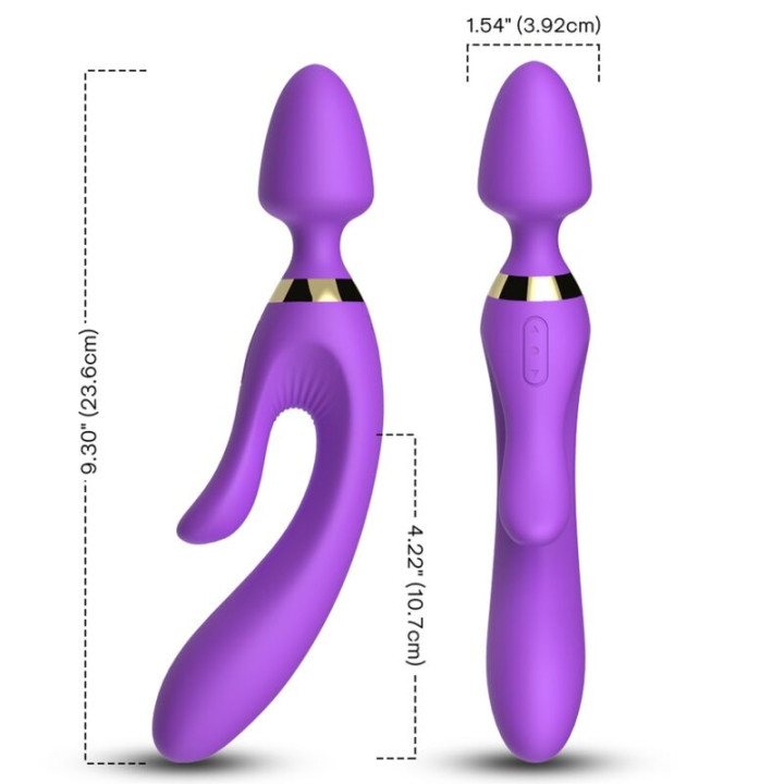ARMONY - MASAJEADOR & VIBRADOR RABBIT VIOLETA | VibraZon