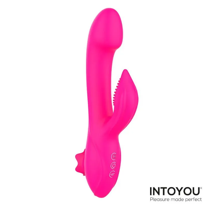 Magnoliapink Vibrador con Succión de Intoyou