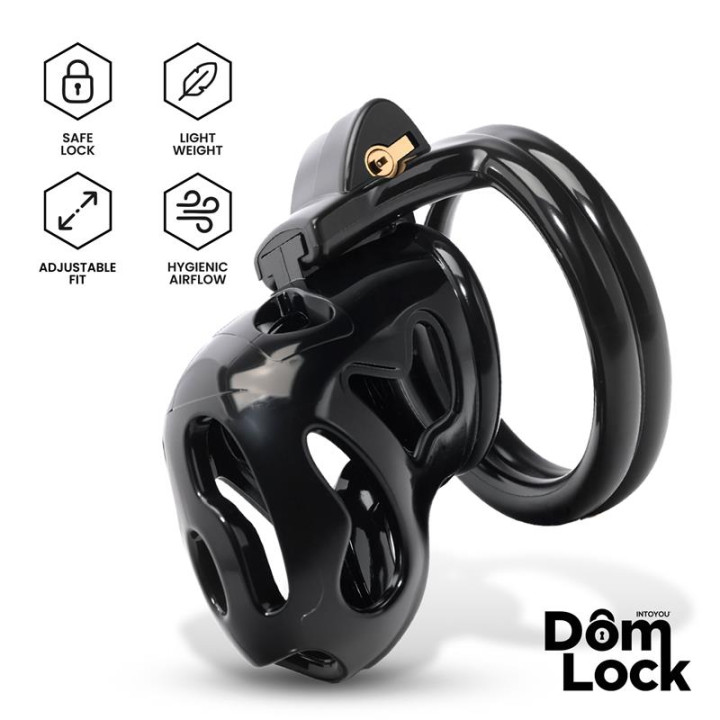 Parole Jaula para el Pene con Candado Interno de Domlock | VibraZon