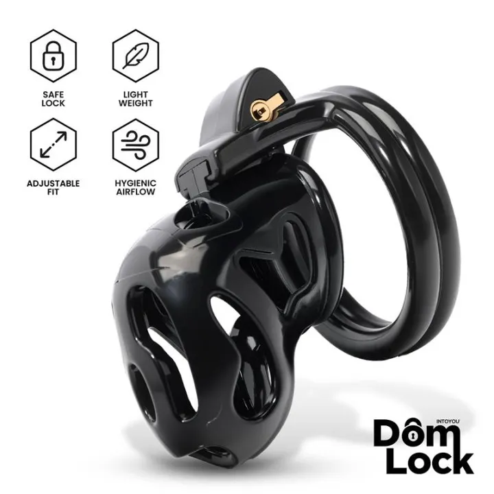 Parole Jaula para el Pene con Candado Interno de Domlock
