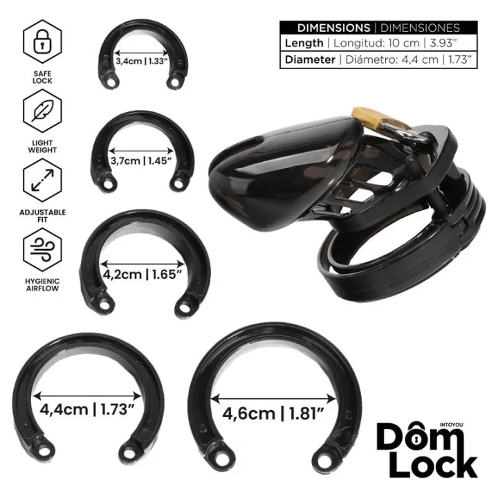Sentence Jaula para el Pene Talla S de Domlock