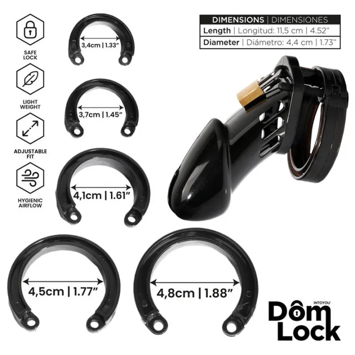 Sentence Jaula para el Pene Talla M de Domlock