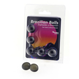 Set 5 Brazilian Balls Gel Excitante Efecto Power | VibraZon
