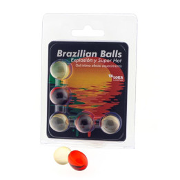 Set 5 Brazilian Balls Gel Efecto Supercalientamiento | VibraZon