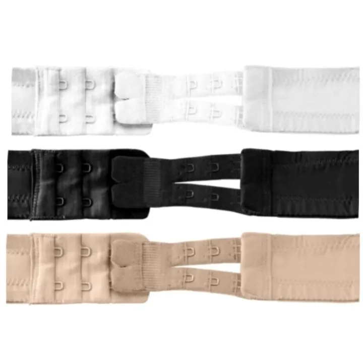 BYE-SUJETADOR - EXTENSORES DE CONTORNO FLEXIBLES 2 GANCHOS 3 UDS