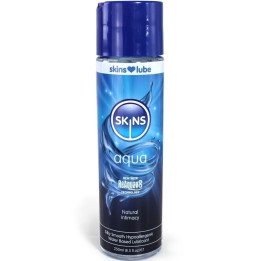 SKINS - AGUA LUBRICANTE BASE DE AGUA 250 ML | VibraZon