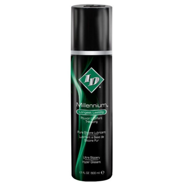 ID MILLENIUM - LUBRICANTE BASE SILICONA LONG LASTING 500 ML | VibraZon