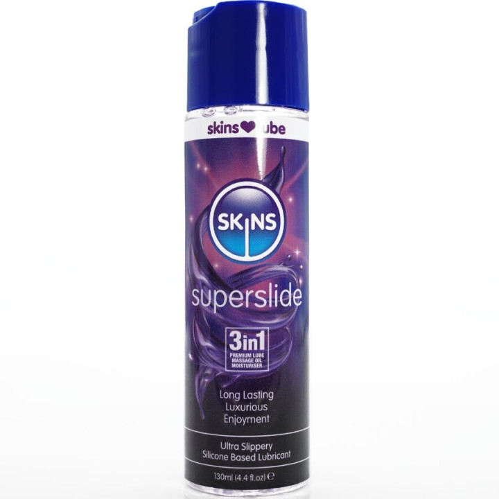 SKINS - SUPERSLIDE LUBRICANTE BASE DE SILICONA 130 ML | VibraZon