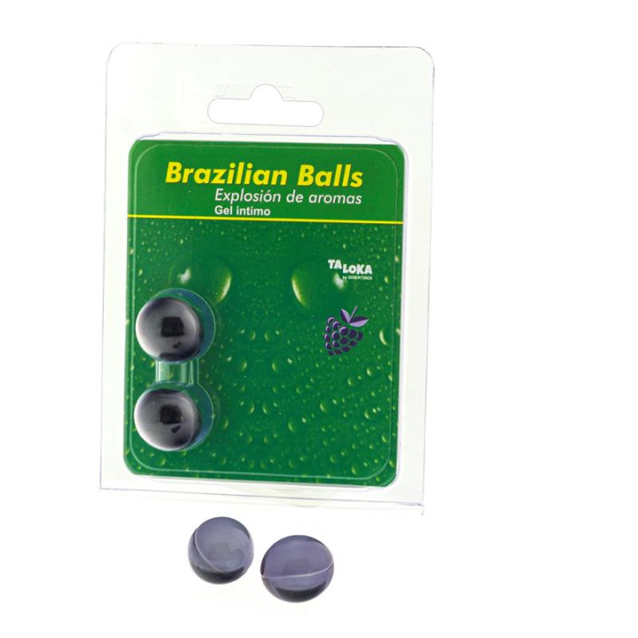 Set 2 Brazilian Balls Aroma Frutas del Bosque | VibraZon