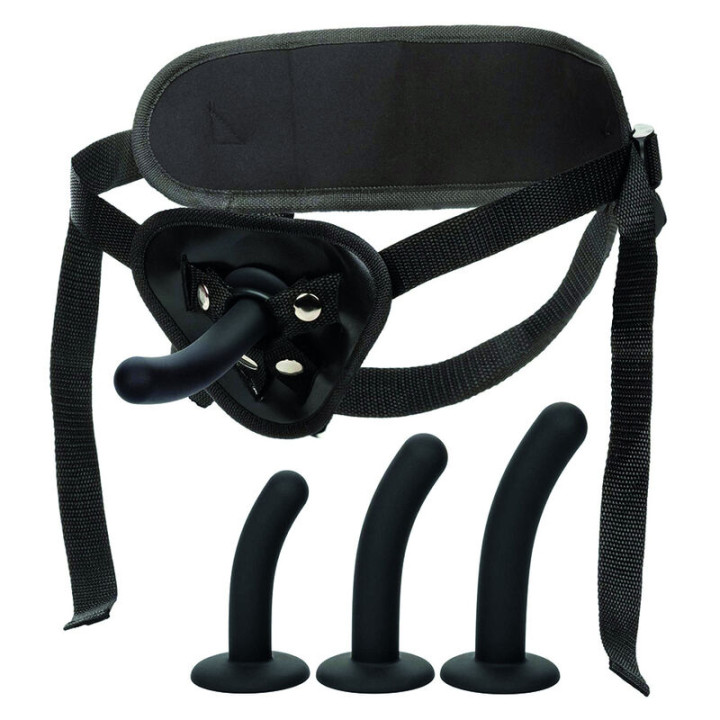 CALEXOTICS - BOUNDLESS KIT ARNÉS SILICONA CURVADO
