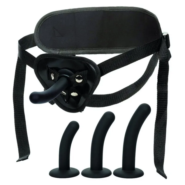 CALEXOTICS - BOUNDLESS KIT ARNÉS SILICONA CURVADO