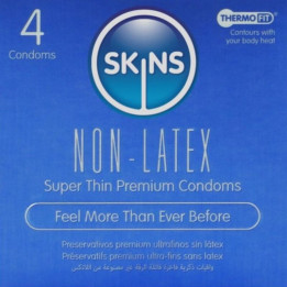 SKINS - PRESERVATIVOS SIN LATEX PACK 4 | VibraZon