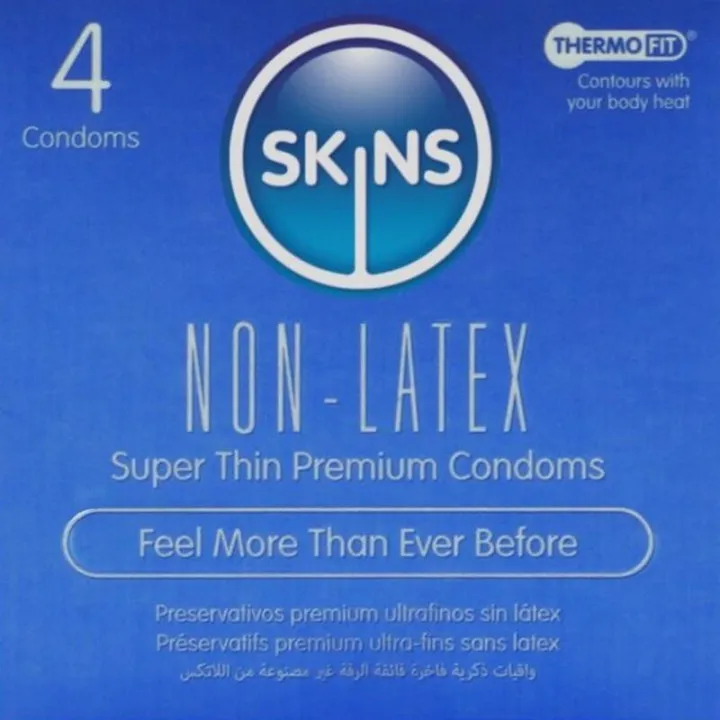 SKINS - PRESERVATIVOS SIN LATEX PACK 4