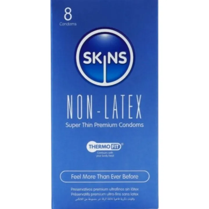 SKINS - PRESERVATIVOS SIN LATEX PACK 8