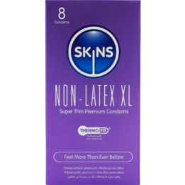 SKINS - PRESERVATIVOS SIN LATEX XL PACK 8 | VibraZon
